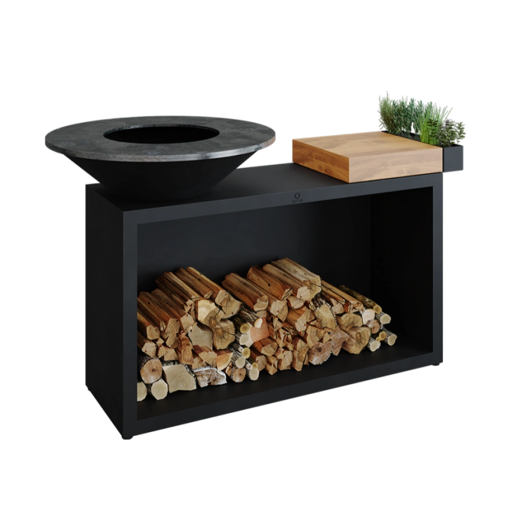 gratar-ofyr-negru-85-sd-cu-masa-de-lucru-oib-85-tw