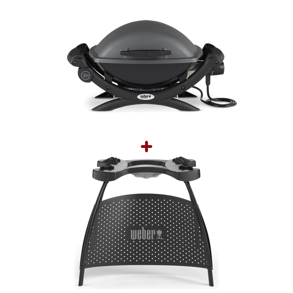 set-gratar-electric-weber-q1400-antracit-suport-cu-picioare-520200796523